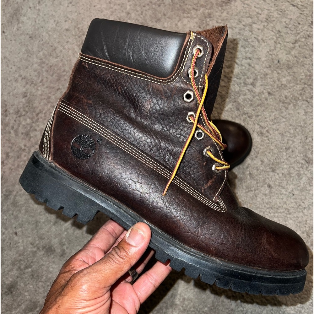 Timberland Men's Ankle 6" Brown Work Boots
